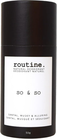 Routine Natural Deodorant Stick - So & So