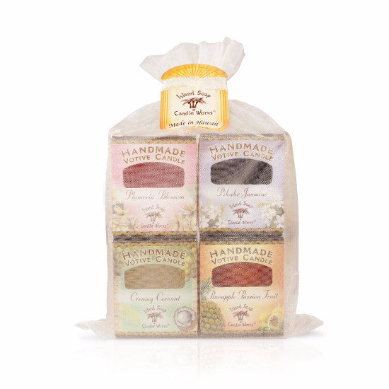Island Soap and Candle Works Beeswax Votive Gift Set Lilly's Bathcarry