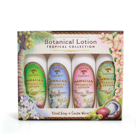 Island Soap and Candle Works - Hawaiian Botanical Lotion Sample Gift Pack