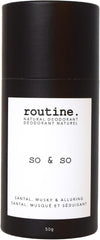 Routine Natural Deodorant Stick - So & So