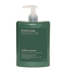 Routine Like A Boss Natural Body Cream