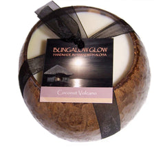 Bubble Shack Hawaii - Bungalow Glow Coconut Scented Coconut Shell Candle