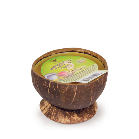 Island Soap and Candle Works - Mango Coconut Guava Scented Coconut Shell Candle