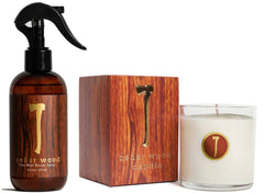 Cedar Wood Candle and Room Spray Set