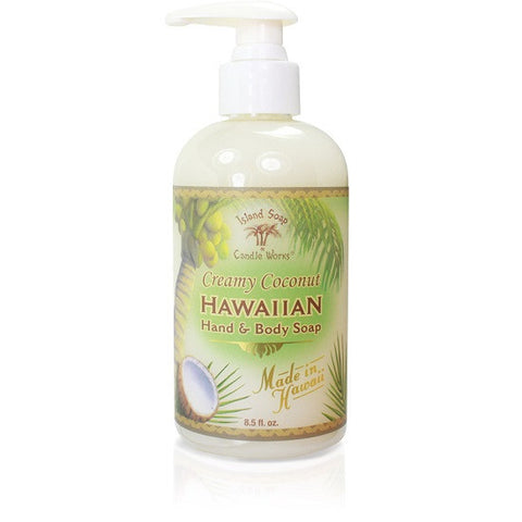 Island Soap and Candle Works - Creamy Coconut Hawaiian Hand and Body Soap - Lilly's Bathcarry - 1