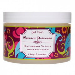 Get Fresh - Warrior Princess Blackberry Vanilla Sugar Body Scrub - Lilly's Bathcarry
