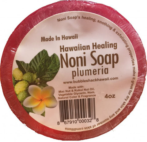 Bubble Shack Hawaii - Plumeria Noni Soap