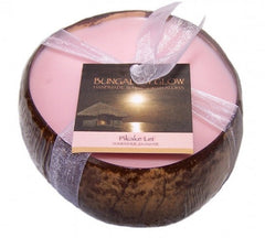 Bubble Shack Hawaii Bungalow Glow Pikake Lei Coconut Shell Soy Candle - Lilly's Bathcarry